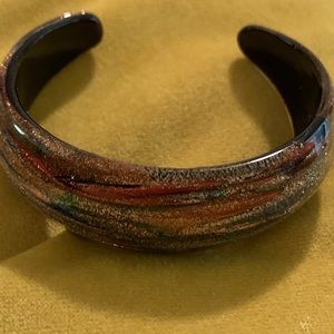 Bracelet, multicolored metallic hues